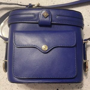 Rebecca Minkoff camera bag indigo blue crossbody
